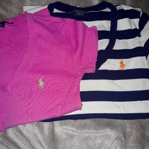 2 polo t shirts